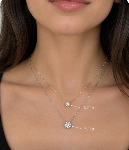 Collana punto luce - collana, in