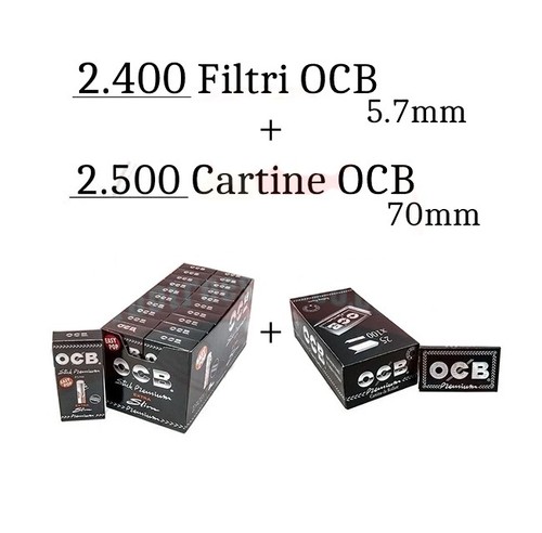 2400 filtri ocb pre - 2400, pre-tagliati