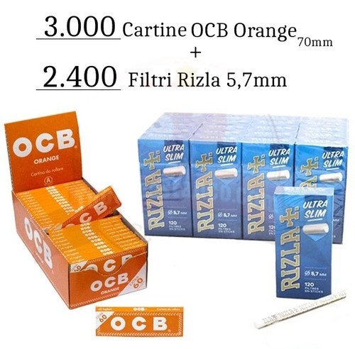 Cartine ocb orange 70mm - orange,