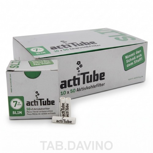500 filtranti actitube 7mm - 500,