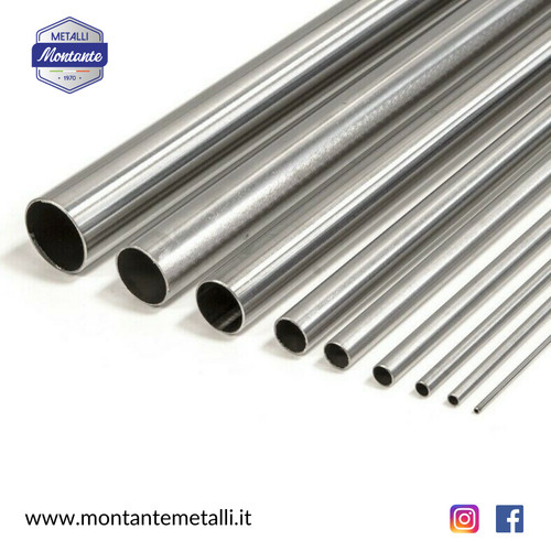 Tubo tondo acciaio inox - inox, da